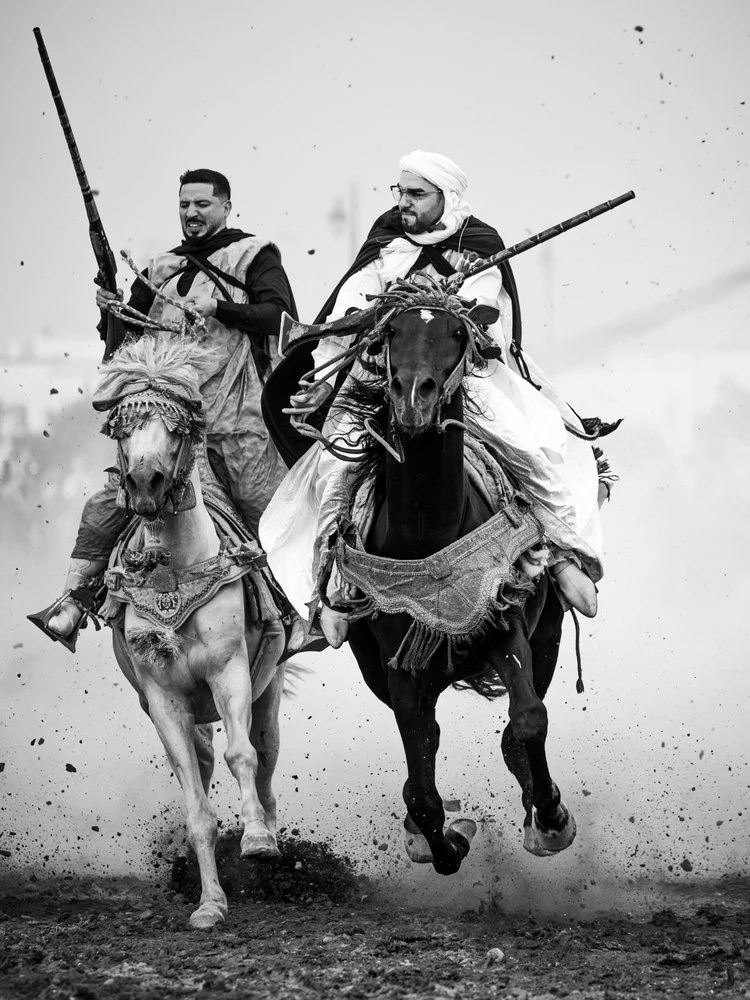 Traditional Horsemen Charge