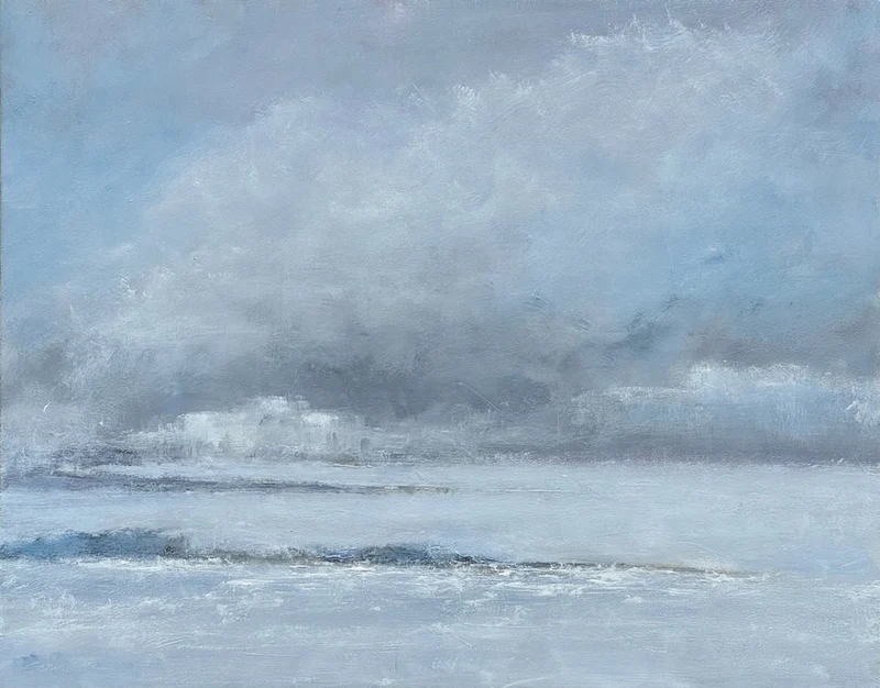 Misty Ocean Serenity
