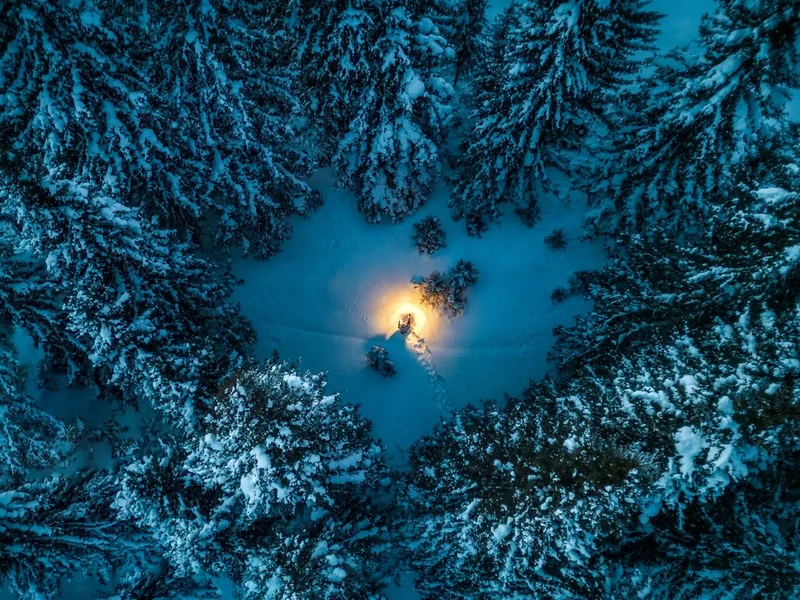 Winter Night Glow
