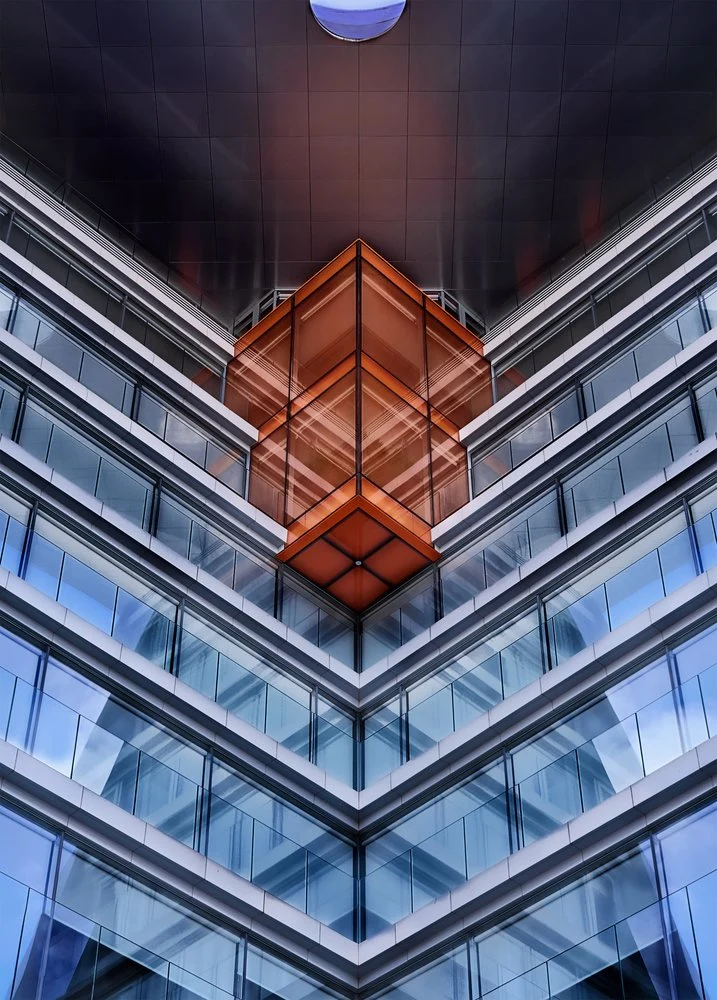 Modern Building Geometric Abstract