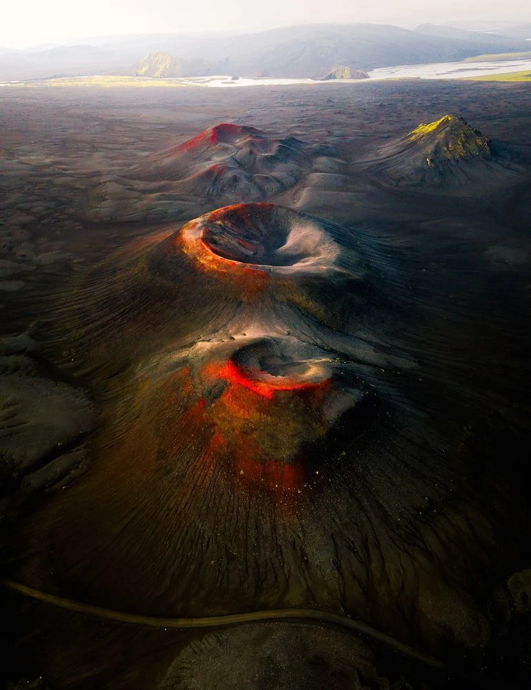 Ethereal Volcanic Craters