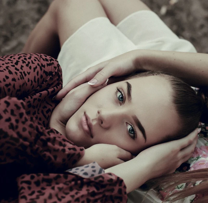 Serene Blue Eyes