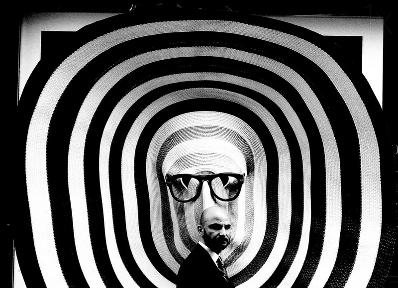Bald Man Hat Illusion