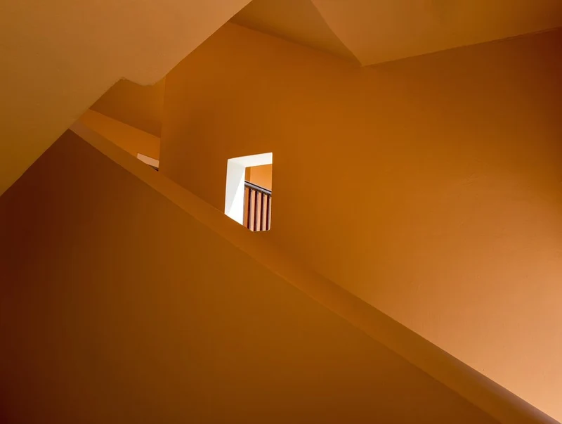 Orange Architectural Geometry