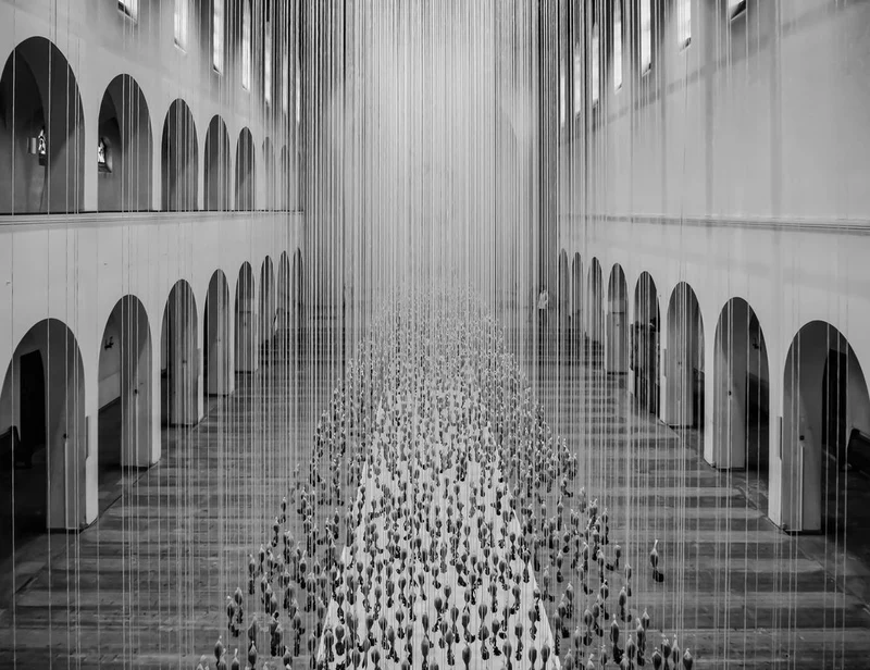 Suspended Art Installation