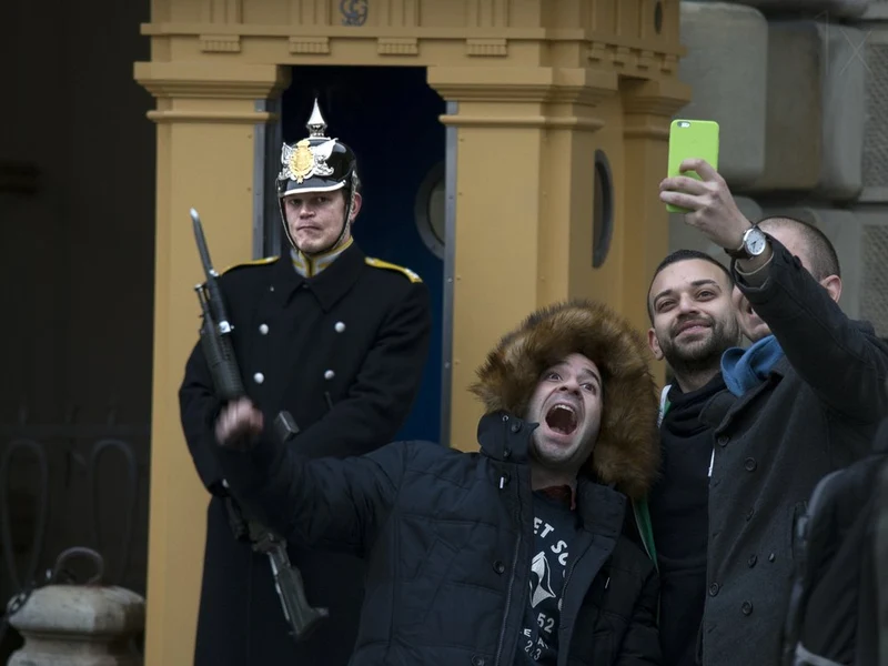 Royal Guard Selfie Fun
