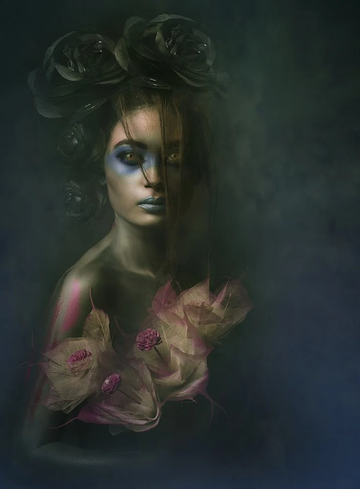 Mysterious Floral Beauty