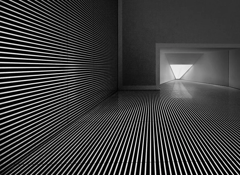 Optical Striped Hallway