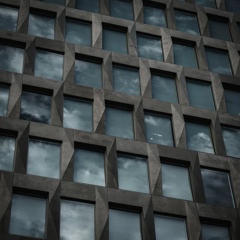 Modern Geometric Facade