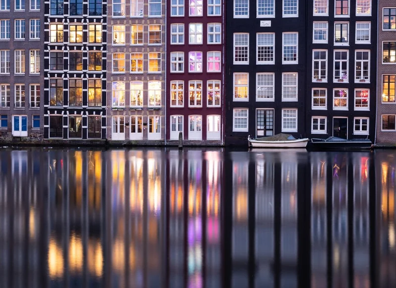Colorful Canal Evening