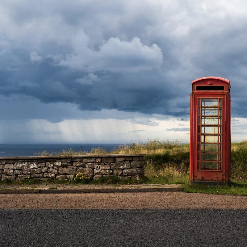 Red Booth Stormy Coast