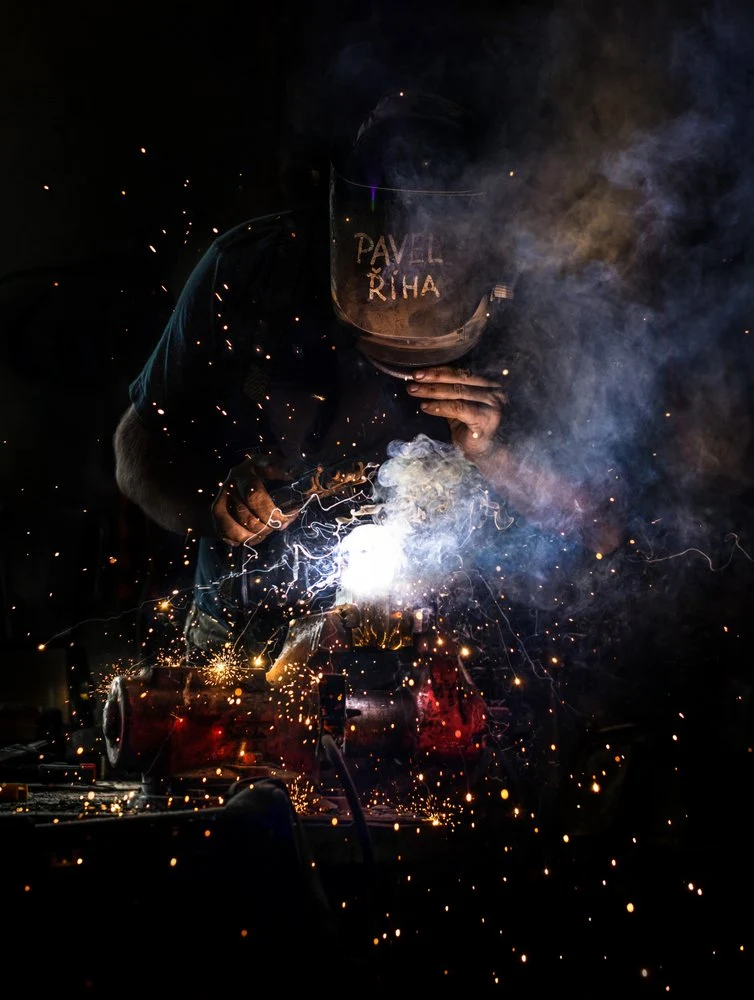 Industrial Welding Sparks