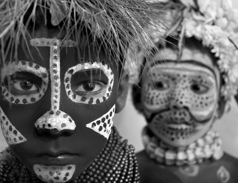 Painted Tribal Faces
