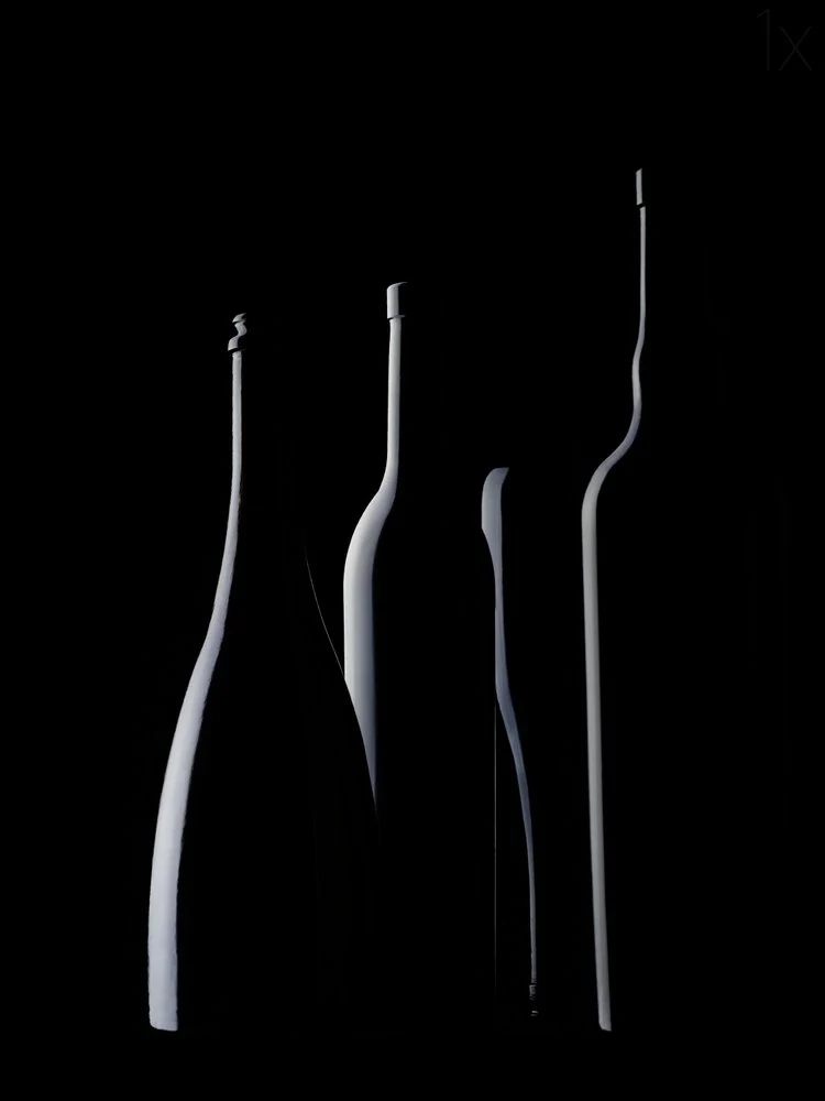 Elegant Bottle Silhouettes