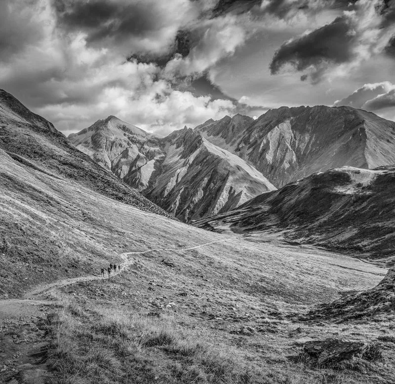 Winding Mountain Path