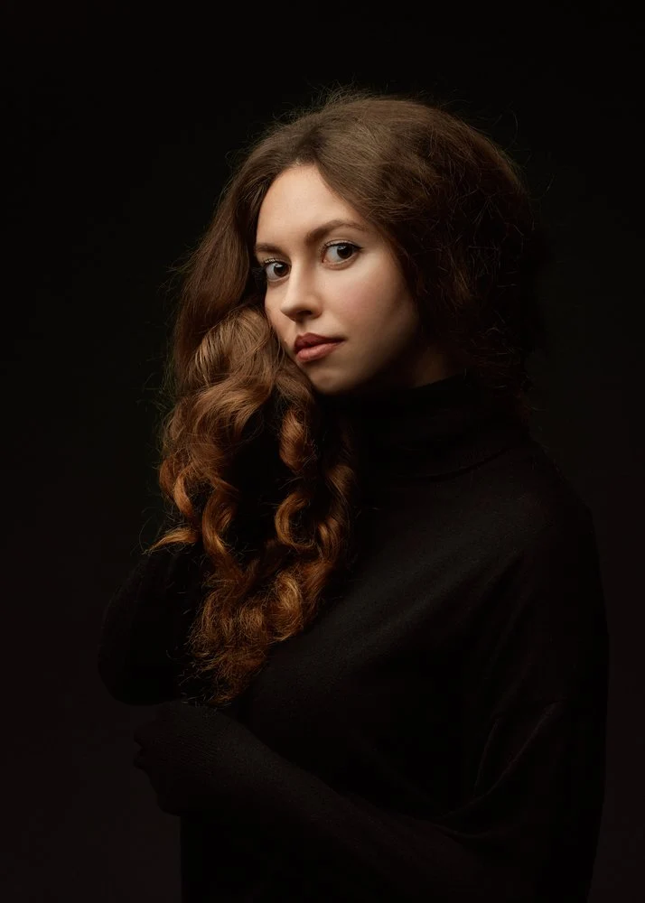 Pensive Woman Portrait