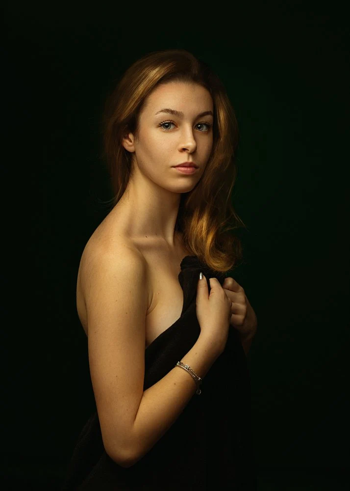 Thoughtful Woman Gaze