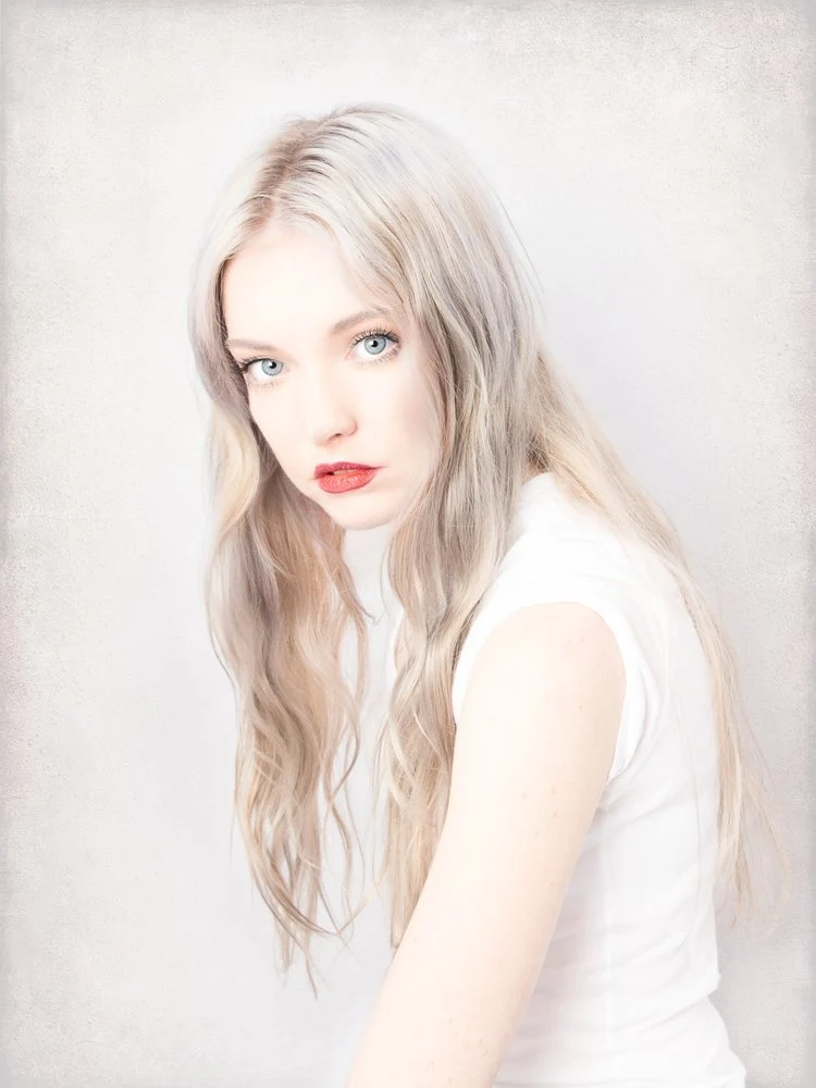 Blonde Woman's Gaze