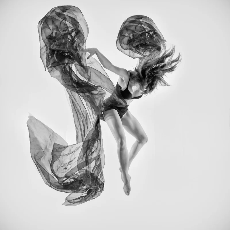 Ethereal Fabric Dance