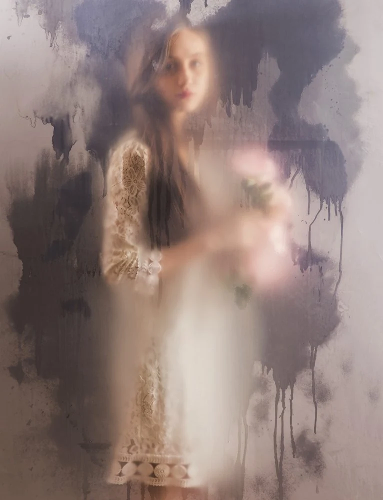 Ethereal Woman With Flowers