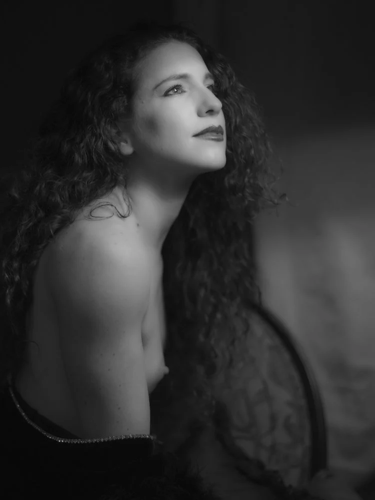 Pensive Woman's Gaze