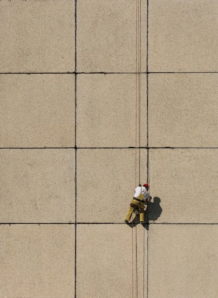 Sunlit Building Climber