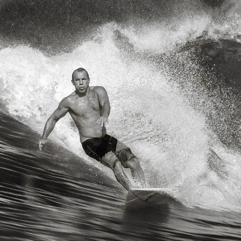Powerful Wave Surfing