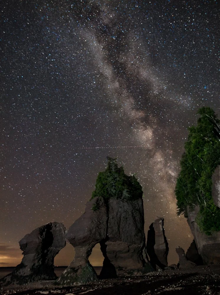 Milky Way Sea Stacks