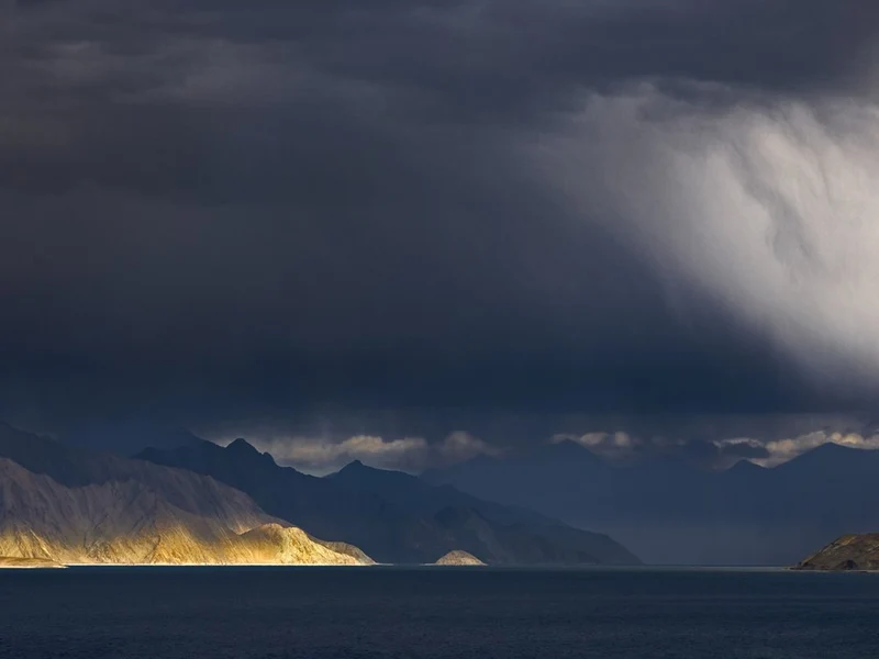 Storm Over Mountain Lake
