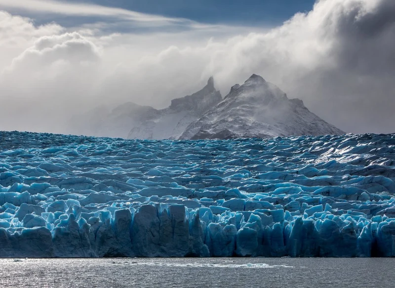 Majestic Blue Glacier