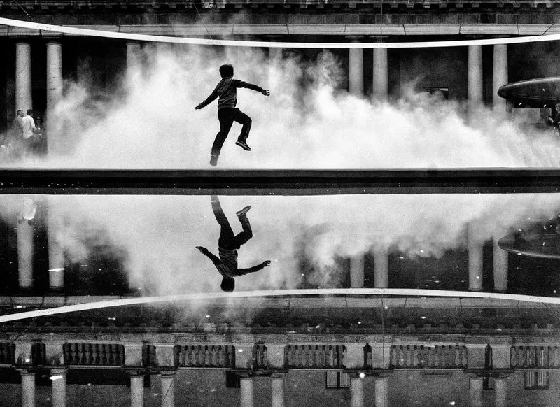 Misty Jump Reflection