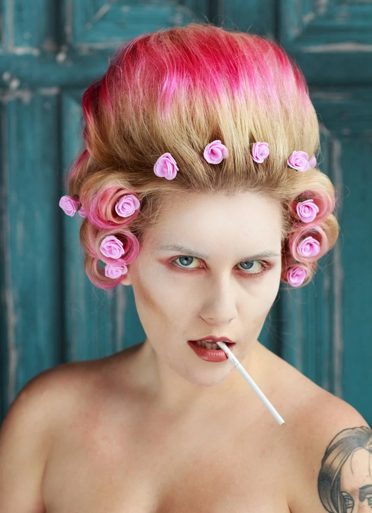 Regal Pink Hairstyle