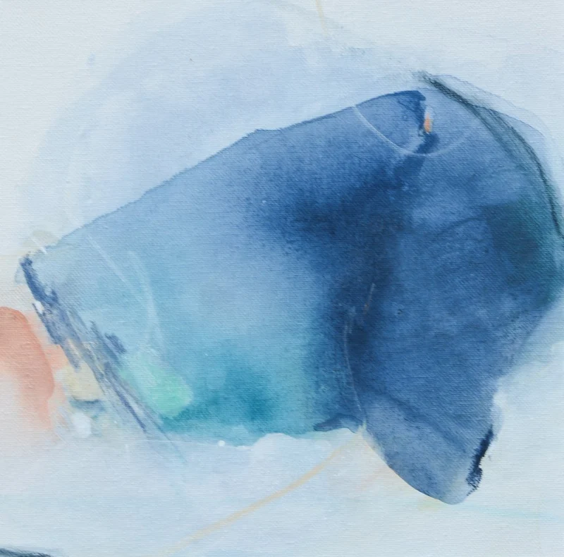 Ethereal Blue Abstract