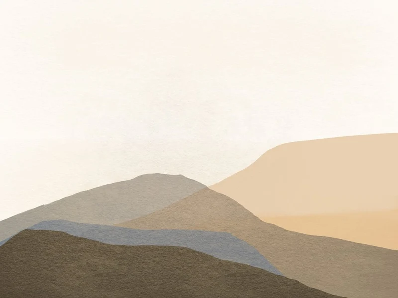 Layered Mountain Horizon