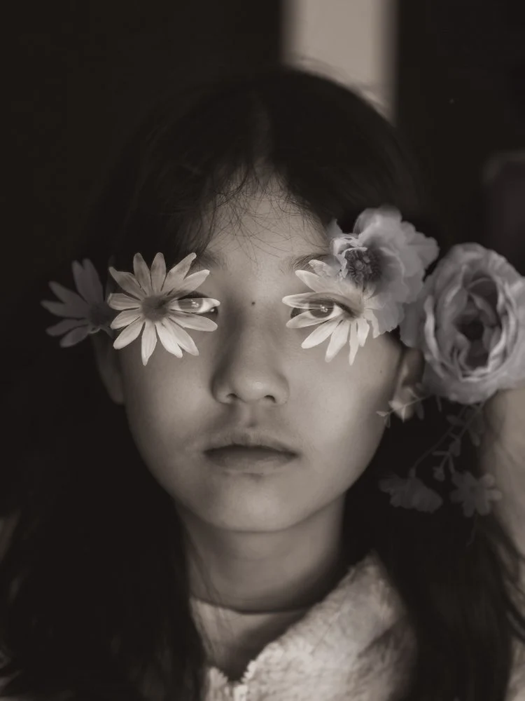 Girl With Flower Eyes