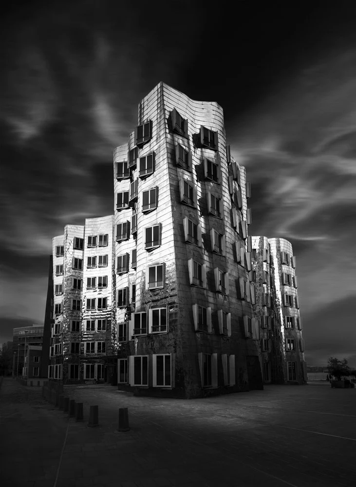 Monochrome Architectural Waves
