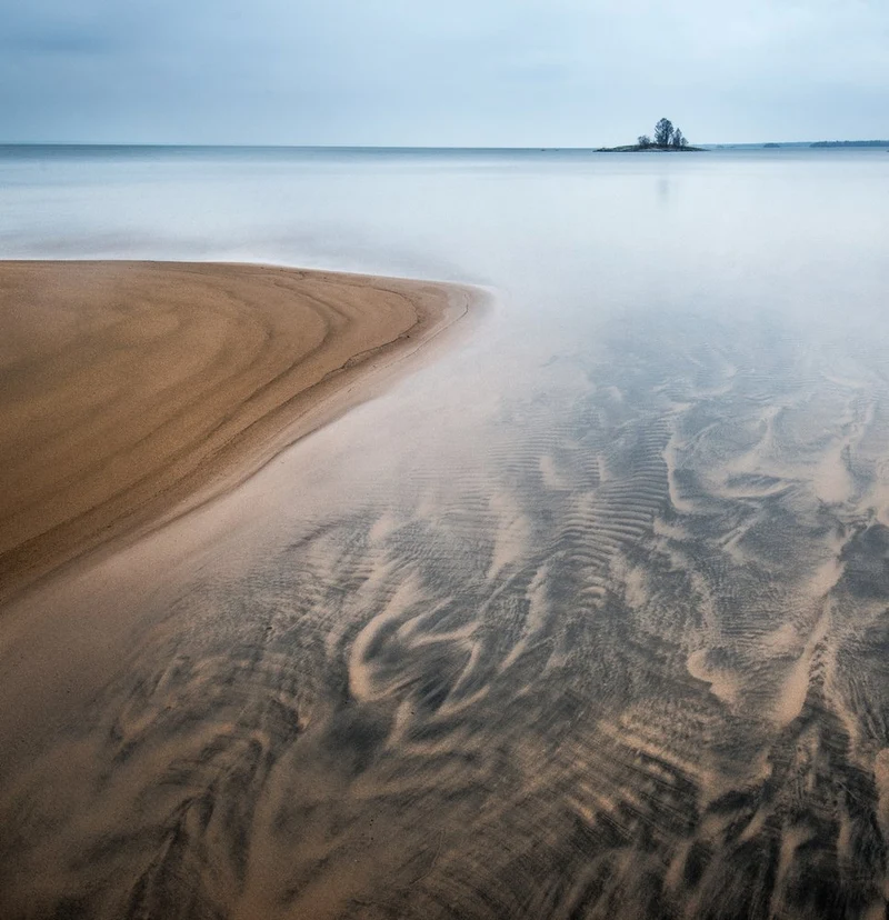Serene Sand and Sea
