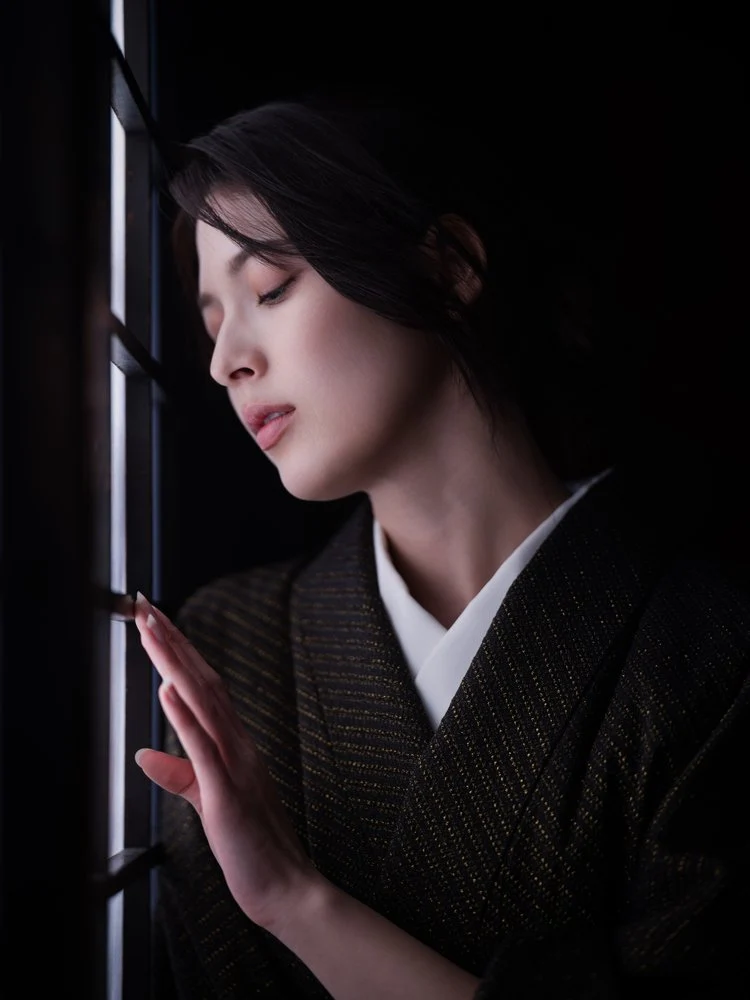 Pensive Japanese Woman