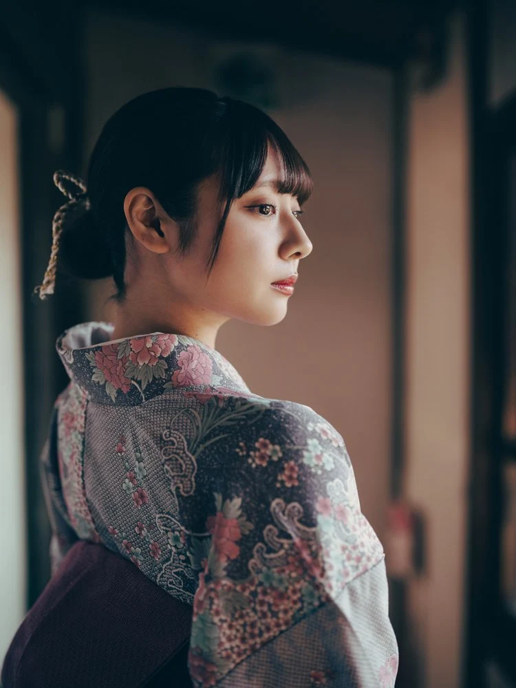 Serene Kimono Portrait