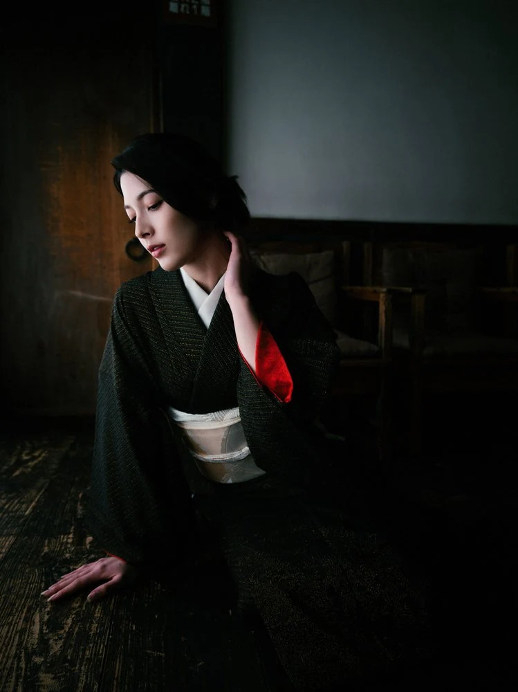 Elegant Kimono Portrait