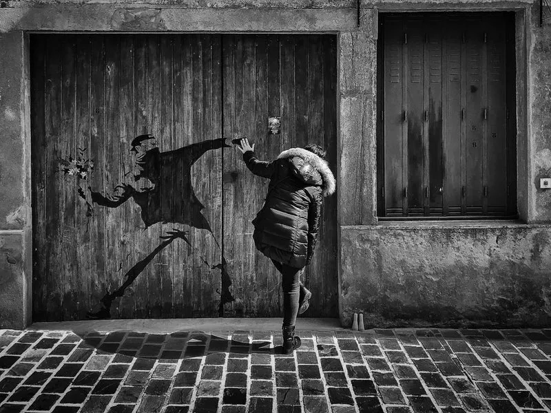 Playful Street Art Interaction