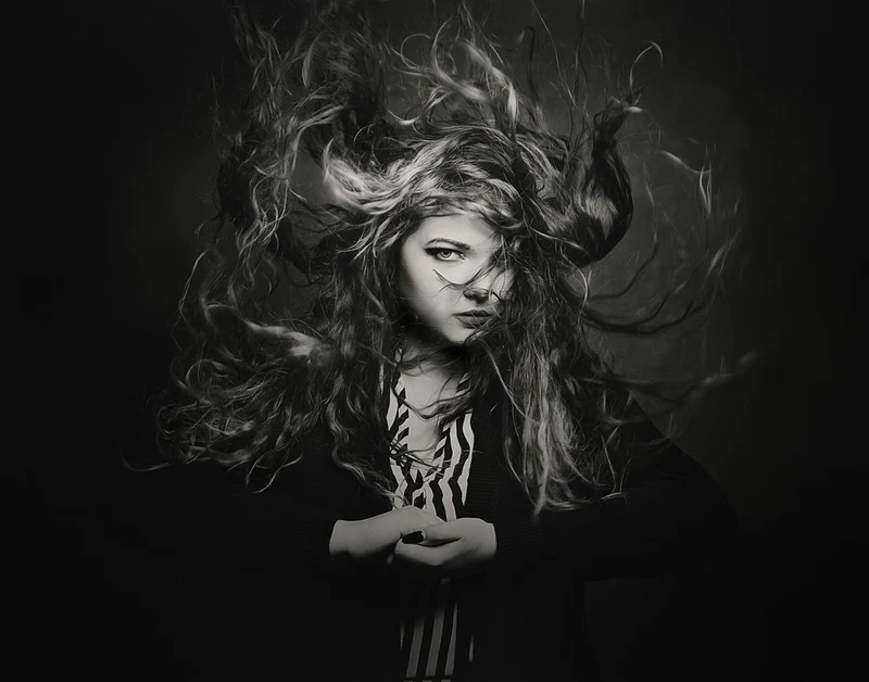 Dramatic Hair Portrait