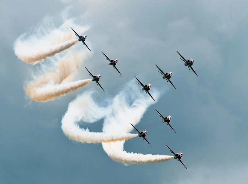 Aerobatic Jet Formation