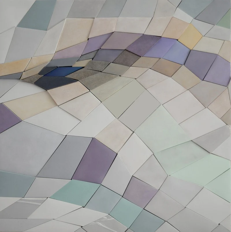 Undulating Geometric Pastels