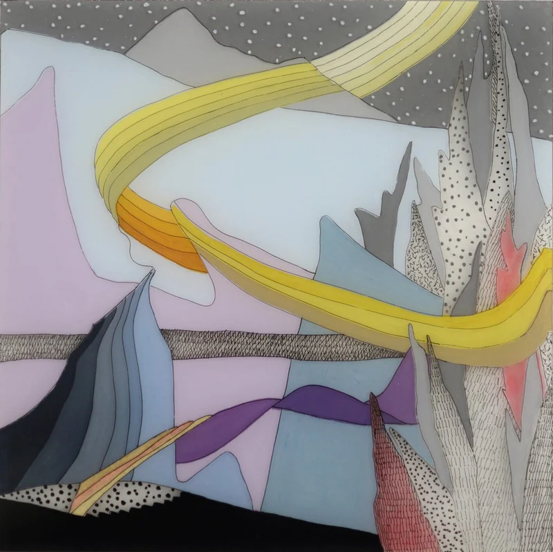 Ethereal Mountain Ribbons