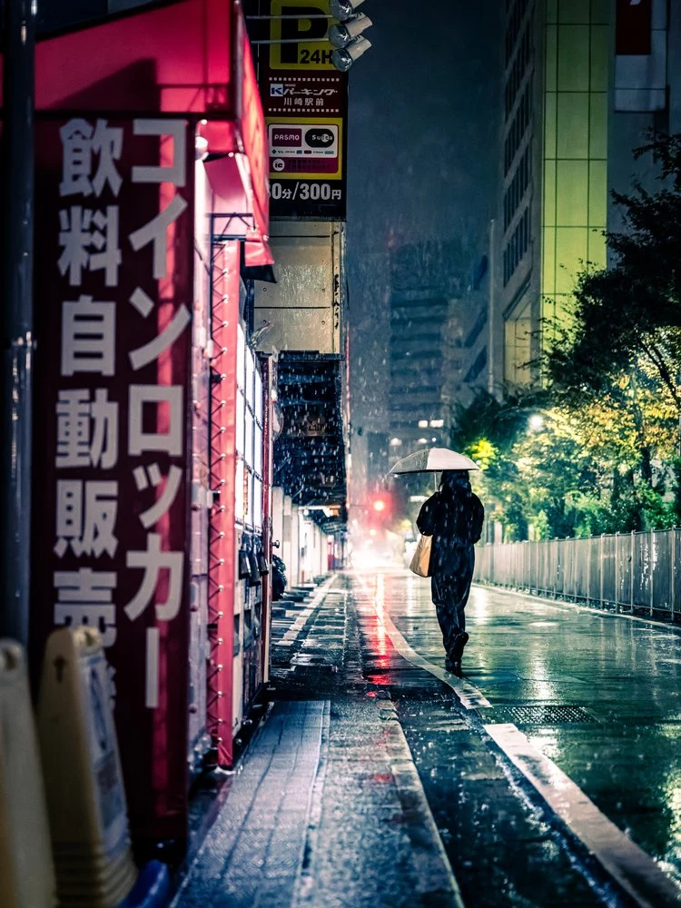 Rainy Tokyo Night