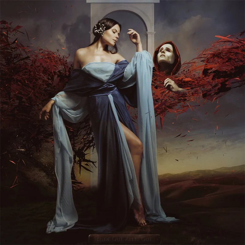 Elegant Woman's Reflection
