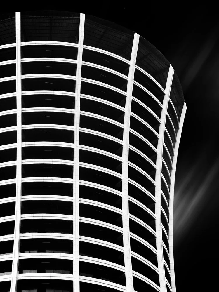 Curved City Building