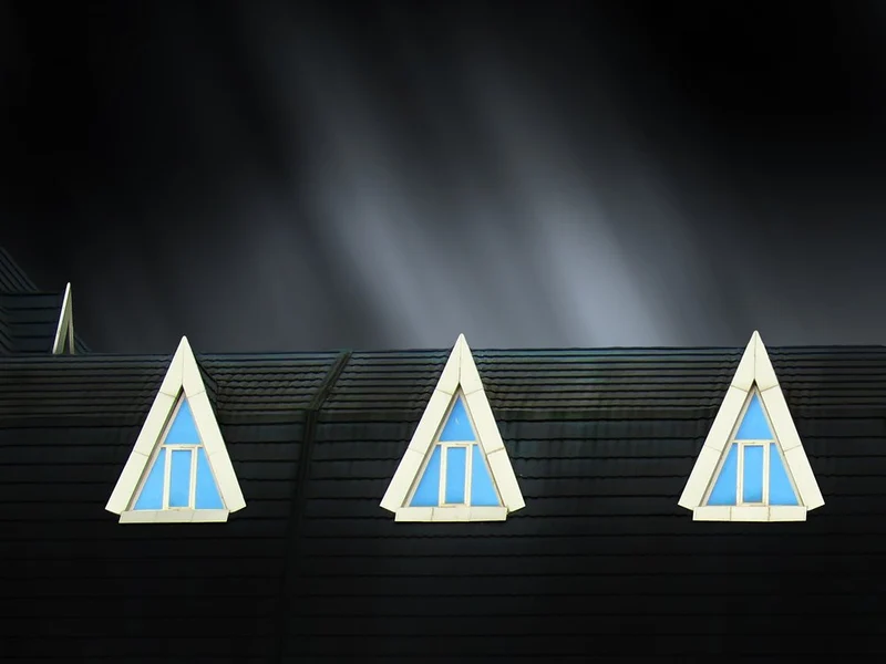 Triangular Windows Light Rays
