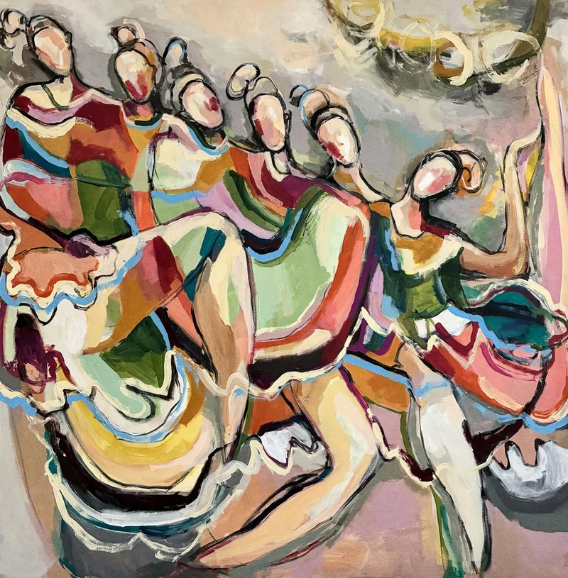 Vibrant Group Dance